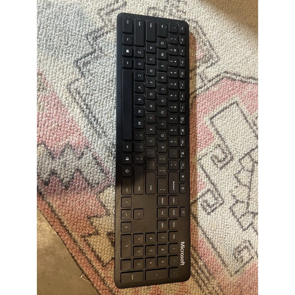 Microsoft Bluetooth Desktop Keyboard (no Mouse) QWERTY English Black